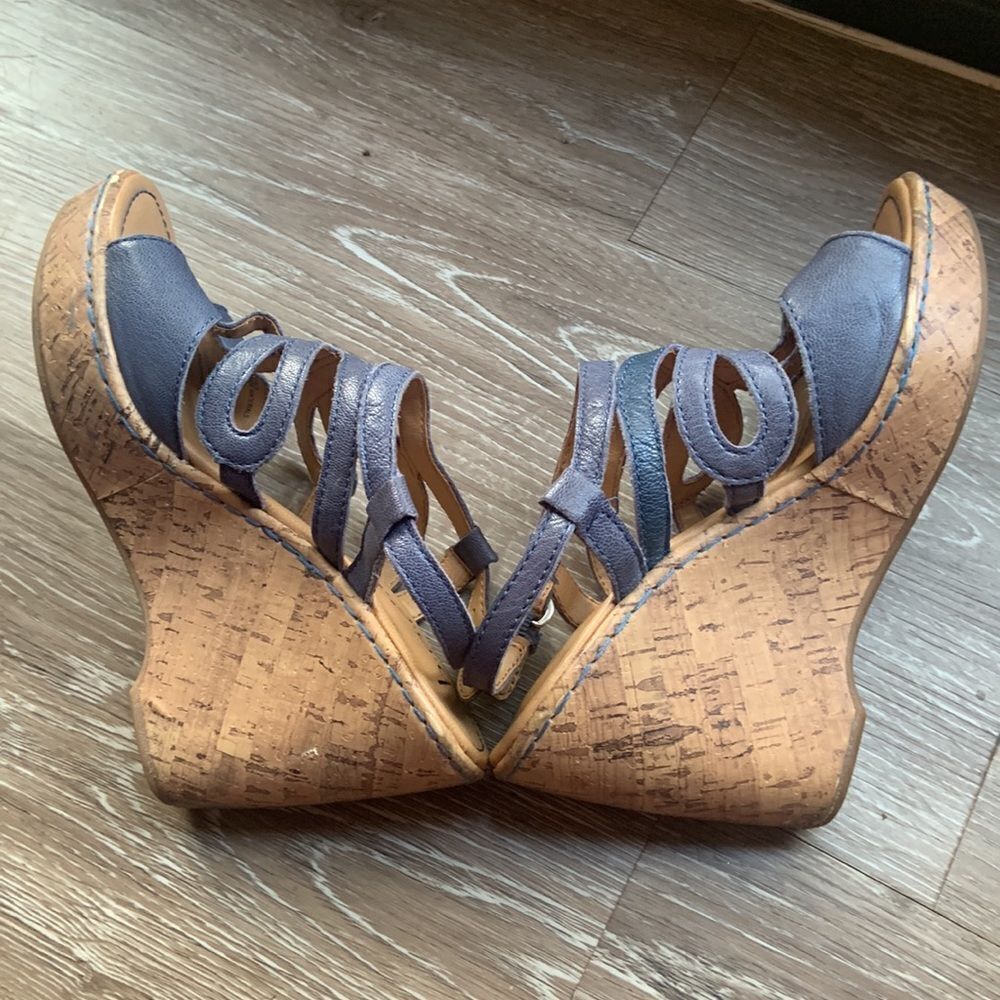 BOC corkscrew wedge sandals size 6 preloved ♥️ - Picture 11 of 15